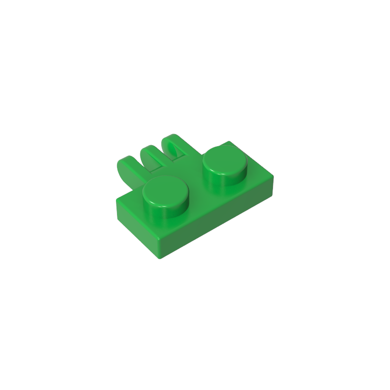 1x2 Con Una Placa De Bisagra De Tres Dedos En Un Lado.