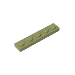 Placa 1 x 5-MyGobricksEs