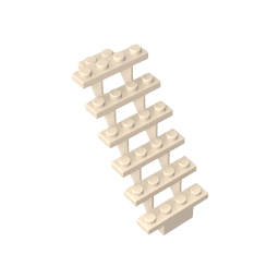 Escaleras 7 x 4 x 6 Rectas Abiertas-MyGobricksEs