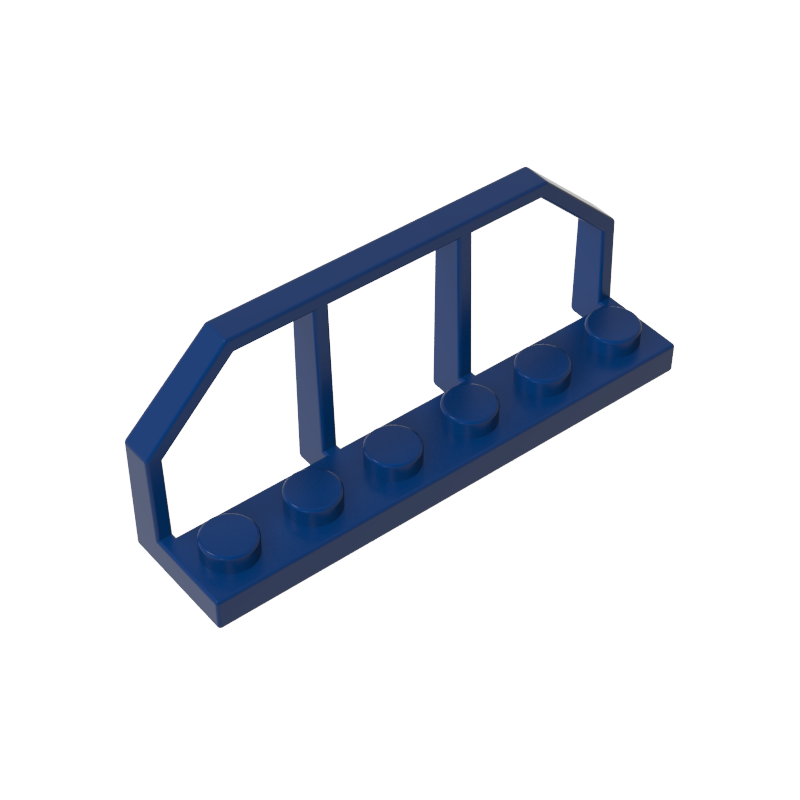 Placa especial 1 x 6 con valla de extremo de vagón de tren-MyGobricksEs