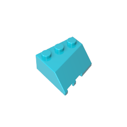 Cuña 3 x 3 inclinada a la derecha-MyGobricksEs