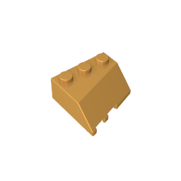 Cuña 3 x 3 inclinada a la derecha-MyGobricksEs