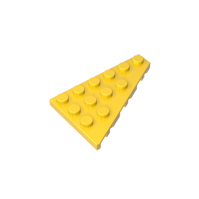 Placa de cuña de 6x4 (derecha)