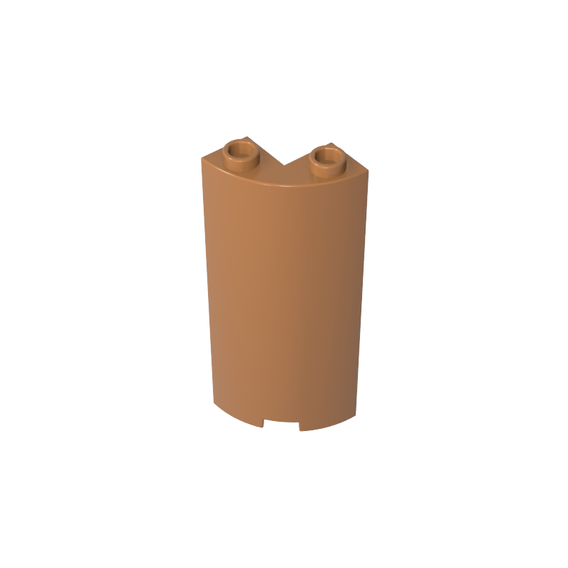 Cilindro Cuarto 2 x 2 x 5 (Pared)-MyGobricksEs