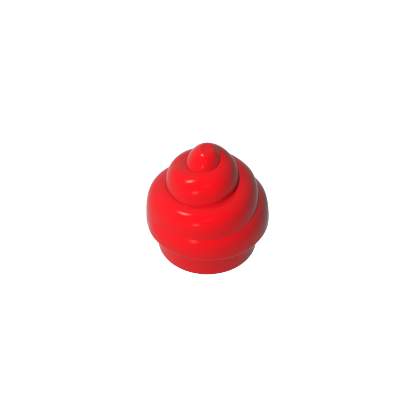 1x1 decoración de helado de comida.