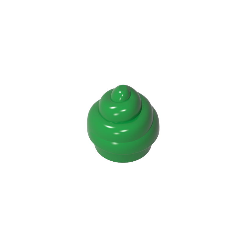 1x1 decoración de helado de comida.