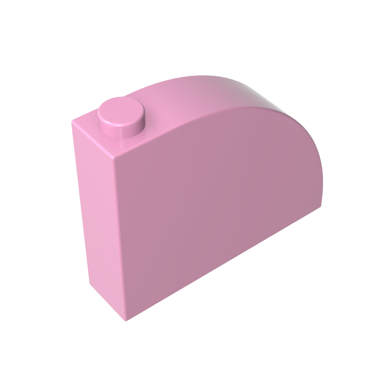 Pendiente, curva 4 x 1 x 2 2/3 con montante-MyGobricksEs