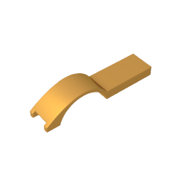 Vehículo, Guardabarros 1 x 4 1/2-MyGobricksEs