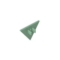 Señal de tráfico con clip de 2,2 x 2,667 triangular-MyGobricksEs