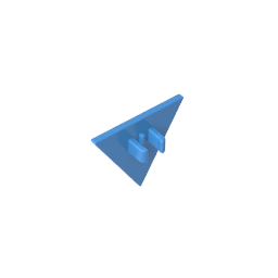 Piezas de logotipo triangular
