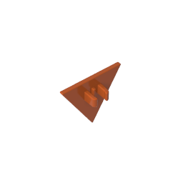 Señal de tráfico con clip de 2,2 x 2,667 triangular-MyGobricksEs