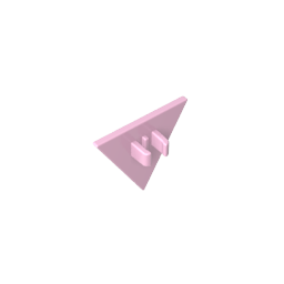 Señal de tráfico con clip de 2,2 x 2,667 triangular-MyGobricksEs