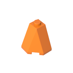 Cuña 2 x 2 x 2 (Pendiente 65 Esquina)-MyGobricksEs