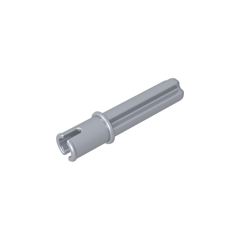 Technic, Eje 2L con Pasador sin Crestas de Fricción-MyGobricksEs