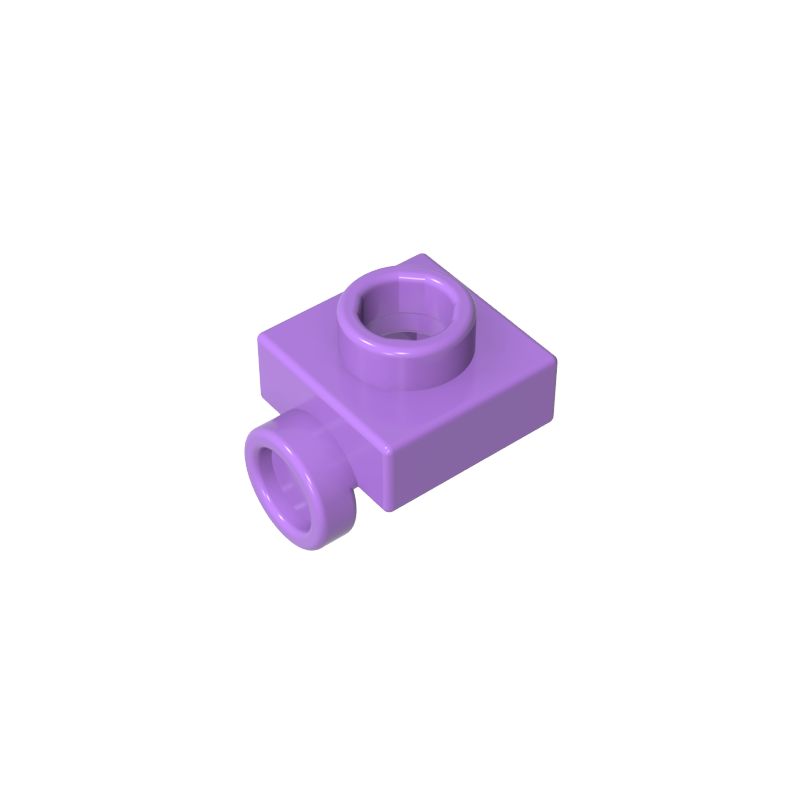 1x1 plate with a single-sided lower bump.