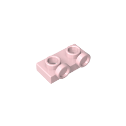 Placa, Modificada 1 x 2 con 2 puntos salientes Invertida-MyGobricksEs