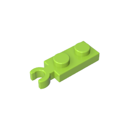 Placa modificada 1 x 2 con clip en el extremo (agarre vertical)-MyGobricksEs