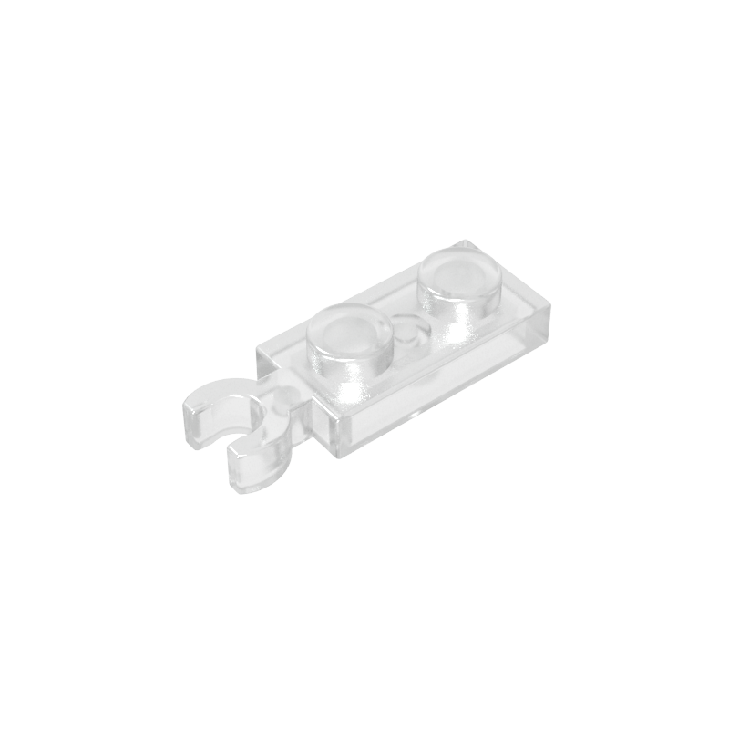 Placa modificada 1 x 2 con clip en el extremo (agarre vertical)-MyGobricksEs