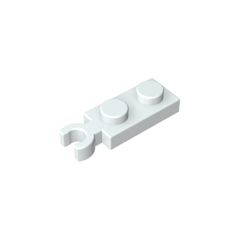 Placa modificada 1 x 2 con clip en el extremo (agarre vertical)-MyGobricksEs