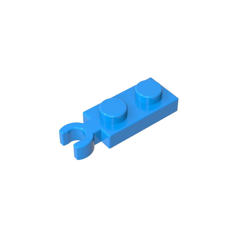 Placa modificada 1 x 2 con clip en el extremo (agarre vertical)-MyGobricksEs