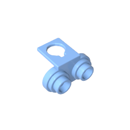 Soporte para cuello de figura con 2 pernos traseros-MyGobricksEs