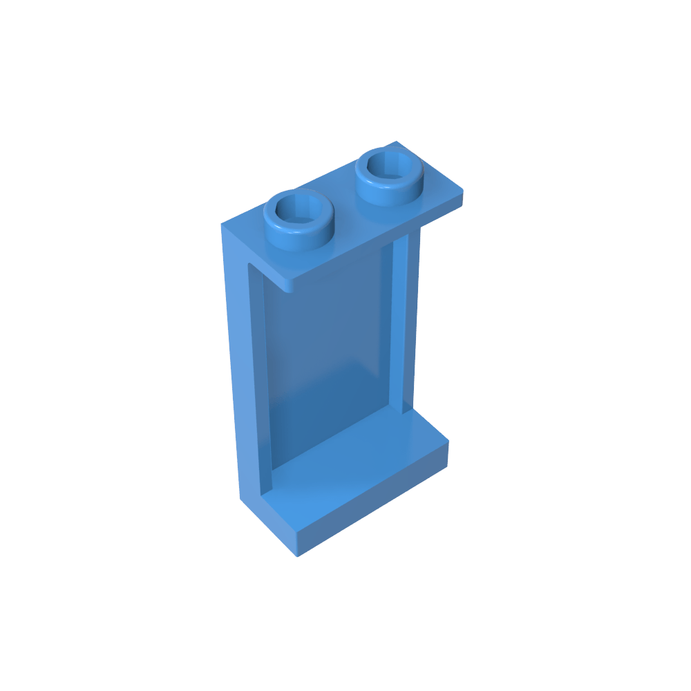Panel 1 x 2 x 3 [Soportes laterales/Montantes huecos]-MyGobricksEs