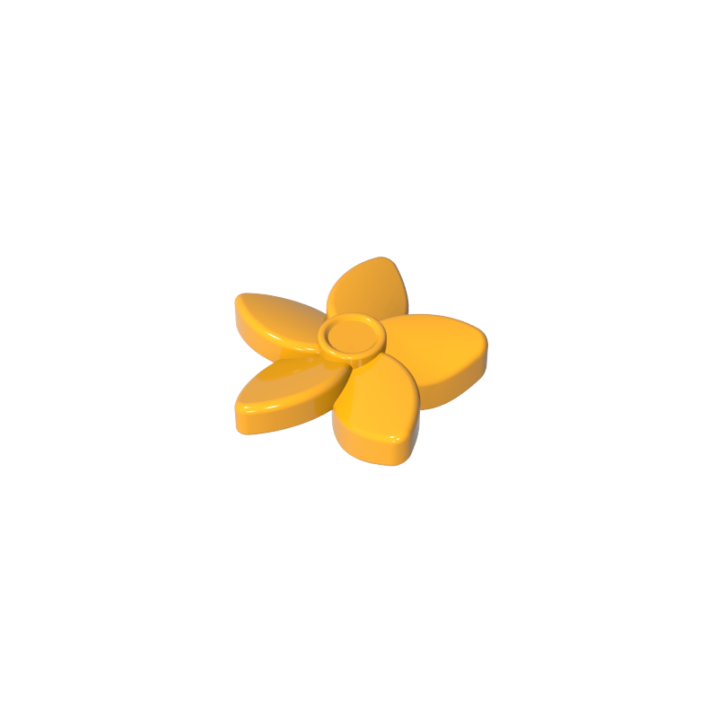 Accesorios para el cabello de Friends, flor con pétalos puntiagudos y pequeño broche.-MyGobricksEs