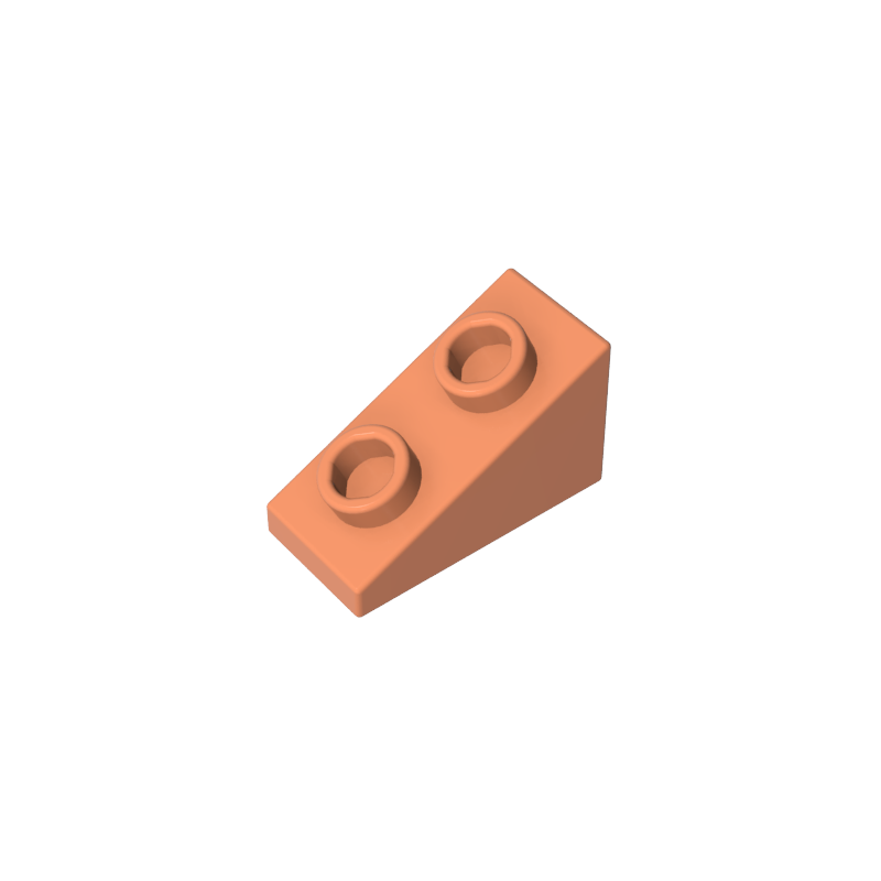 Ladrillos inclinados de 1x2x1
