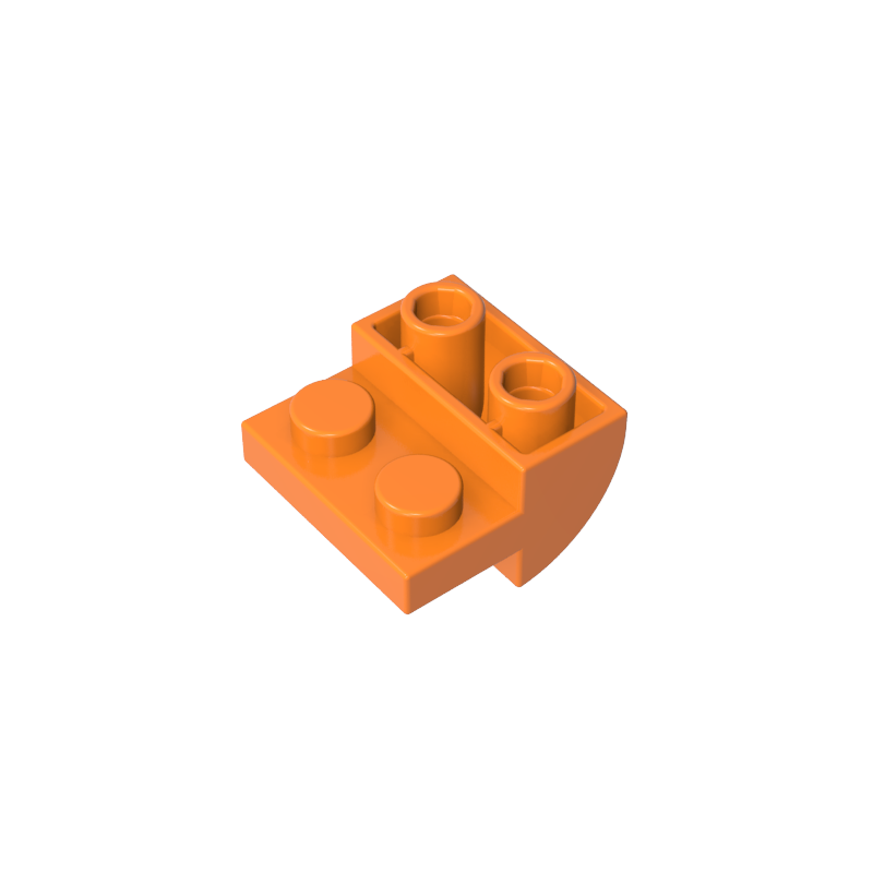 2x2x1 reverse arc-shaped brick