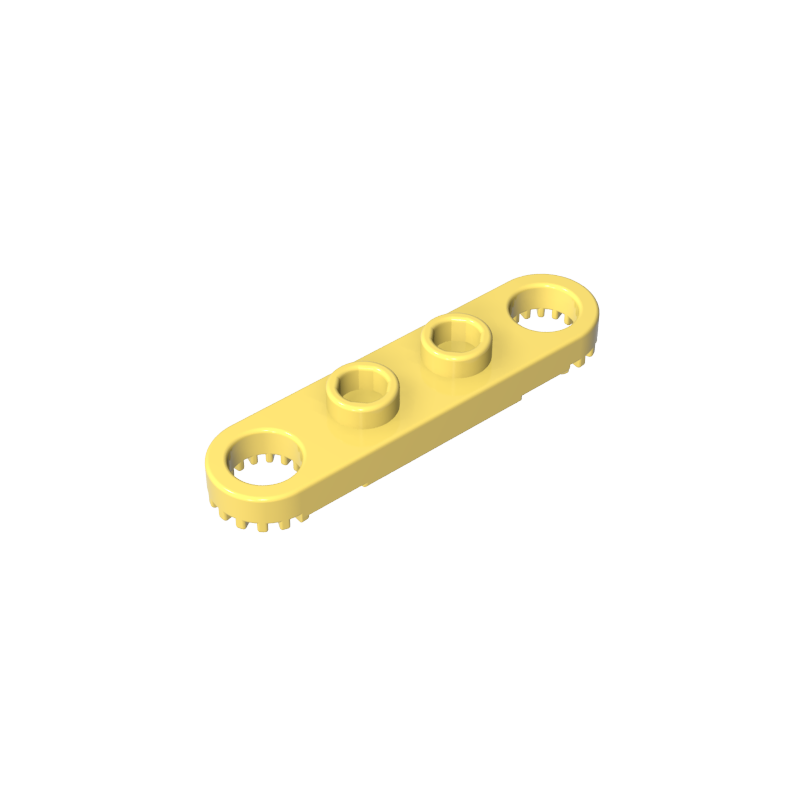 1x4 plate with toothed end