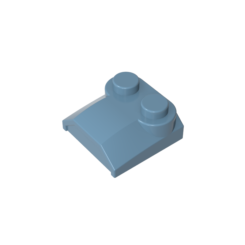 Ladrillos curvos de pendiente de 2x2x2/3 con dos montantes