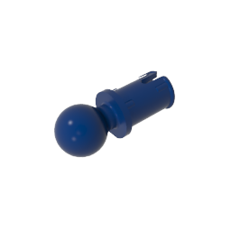 Pasador técnico con crestas de fricción longitudinales y bola de remolque-MyGobricksEs