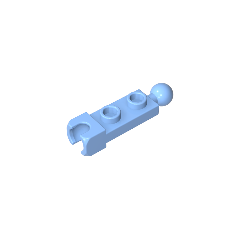 Placa especial 1 x 2 con copa de extremo de 5,9 mm y bola de remolque-MyGobricksEs