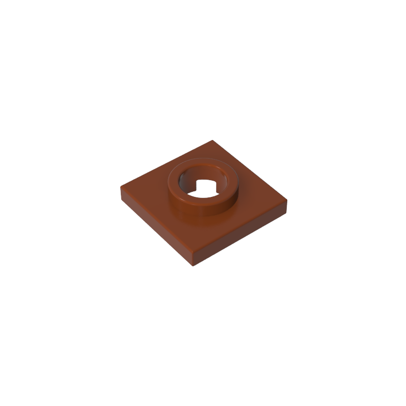 Plato giratorio 2x2 base cuadrada