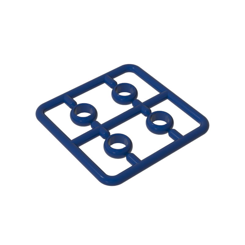 Rings Gold Rings Lord of the Rings 4 per plate