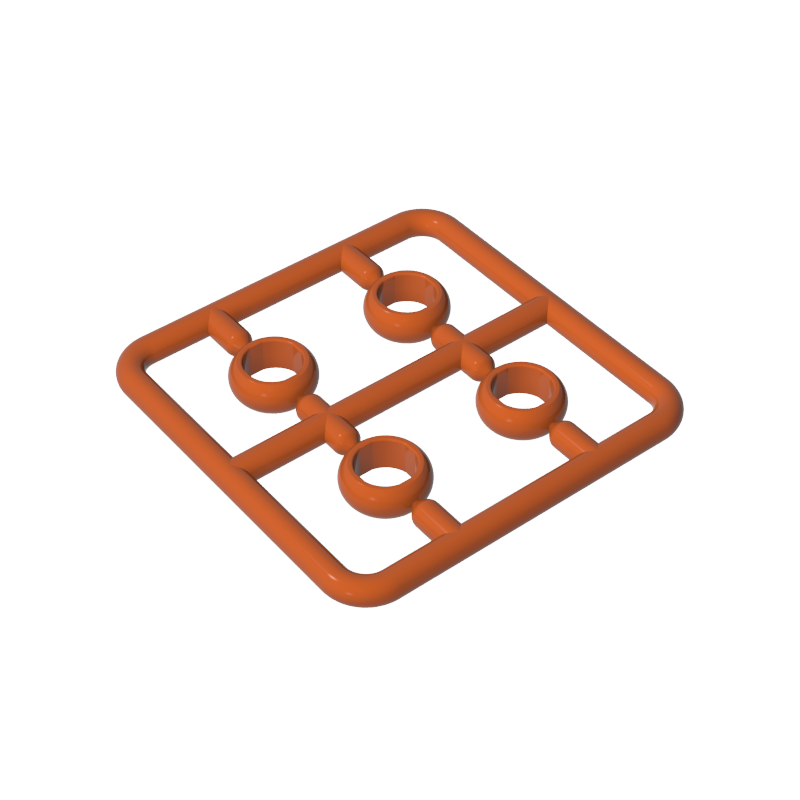 Rings, gold rings, the Lord of the Rings, a set of 4.