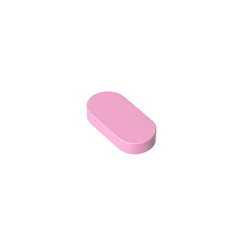 1x2 oval light panel