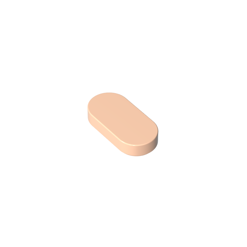 1x2 oval light panel