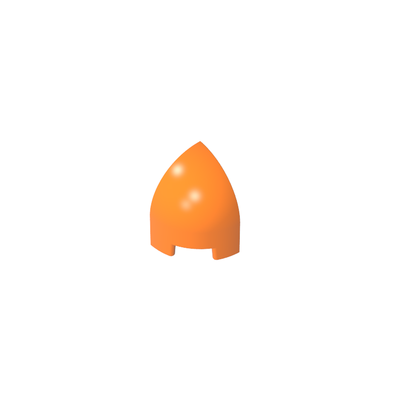 1x1x1x1/3 curved corner brick