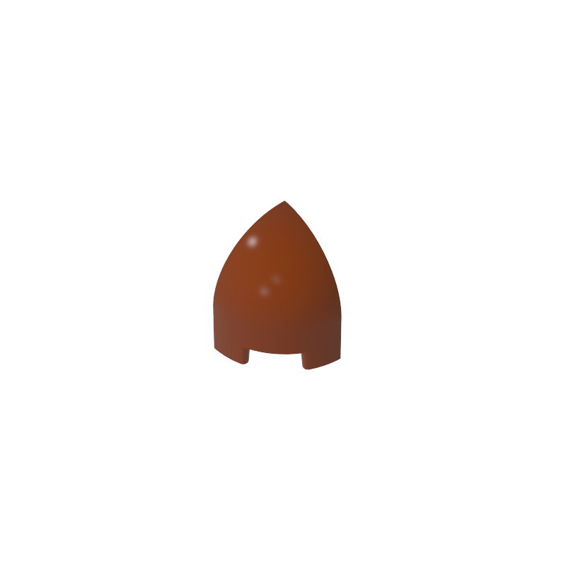 Ladrillo esquinero curvo 1x1x1x1/3