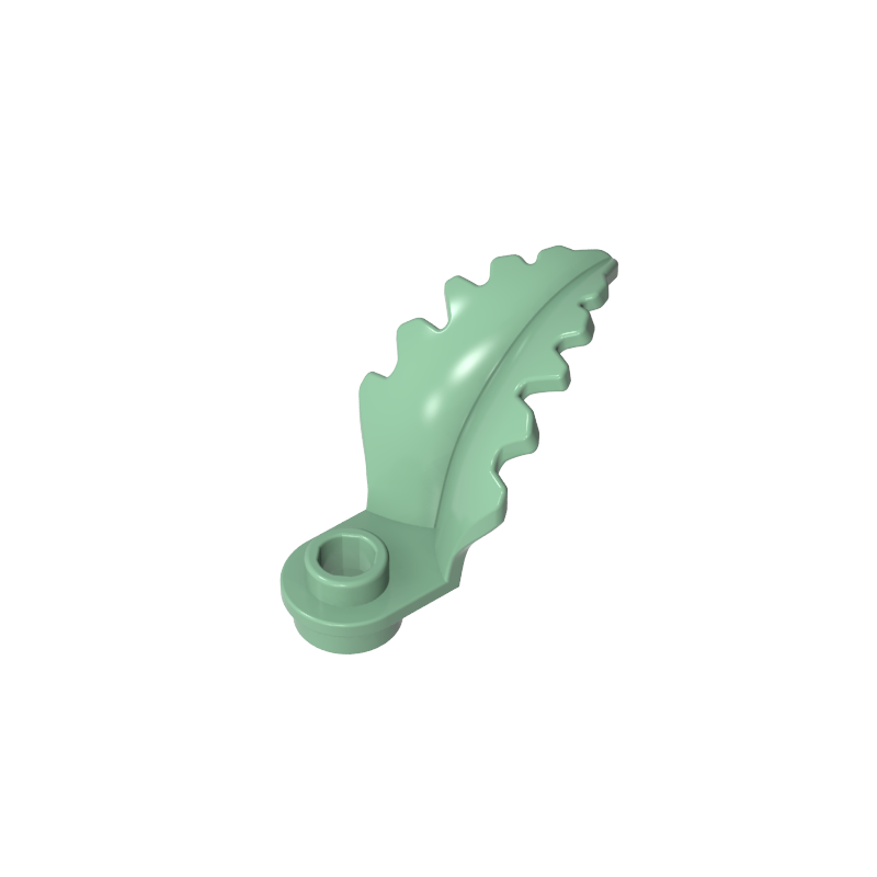 1x1 with curved upright blades