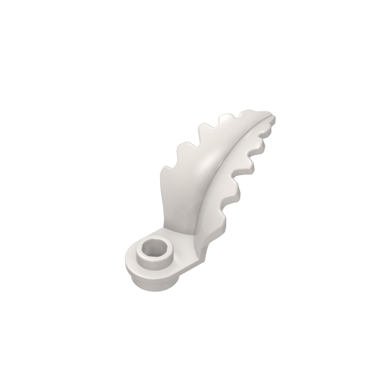1x1 with curved upright blades