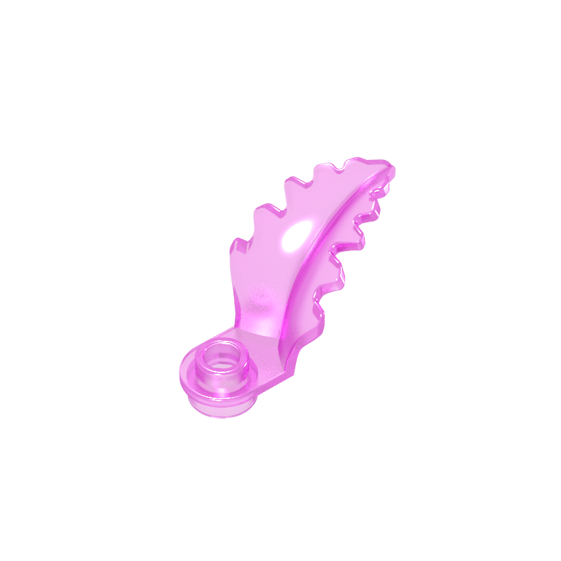 1x1 with curved upright blades