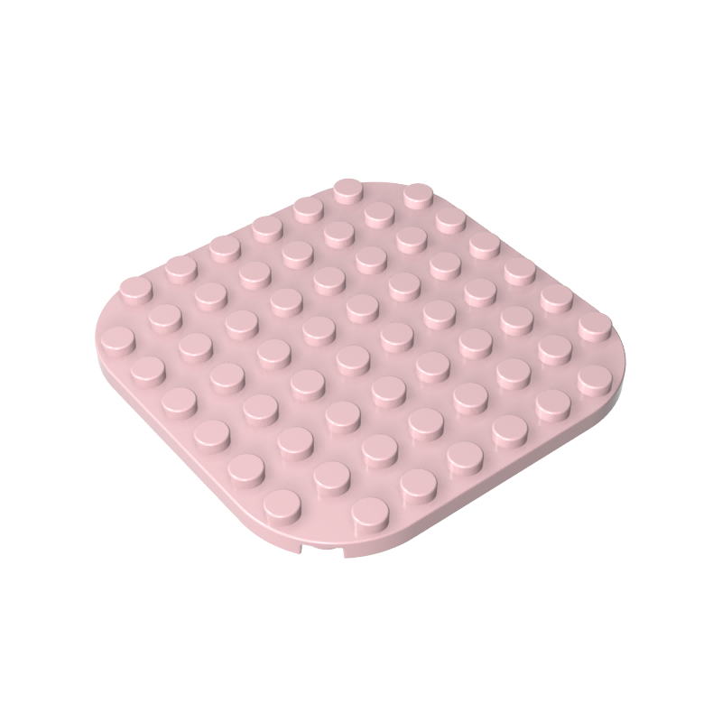 8x8 rounded corner base plate