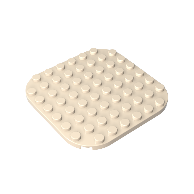 8x8 rounded corner base plate