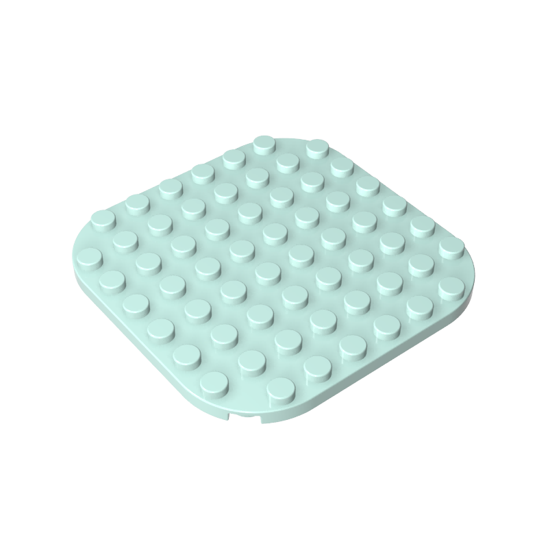 8x8 rounded corner base plate