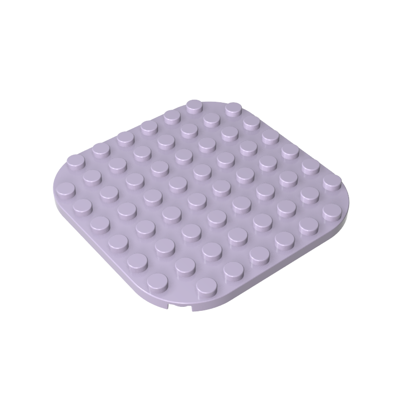 8x8 rounded corner base plate