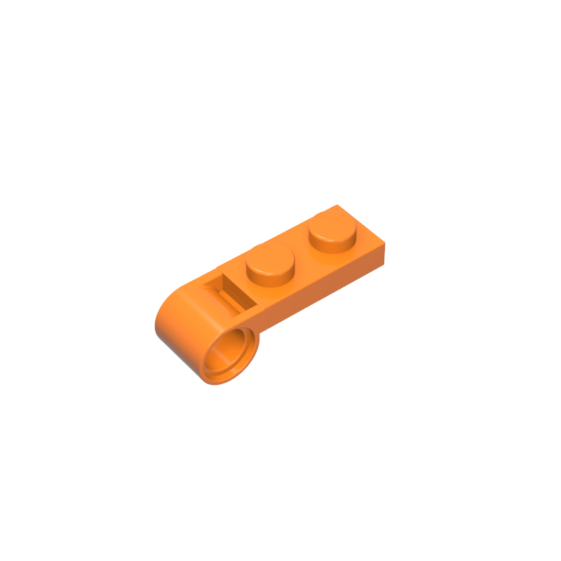 Placa de bisagra con placa de 1x2 orificios