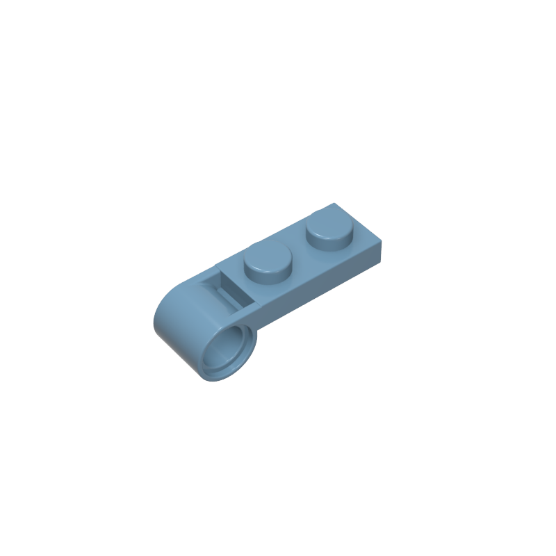 Placa de bisagra con placa de 1x2 orificios