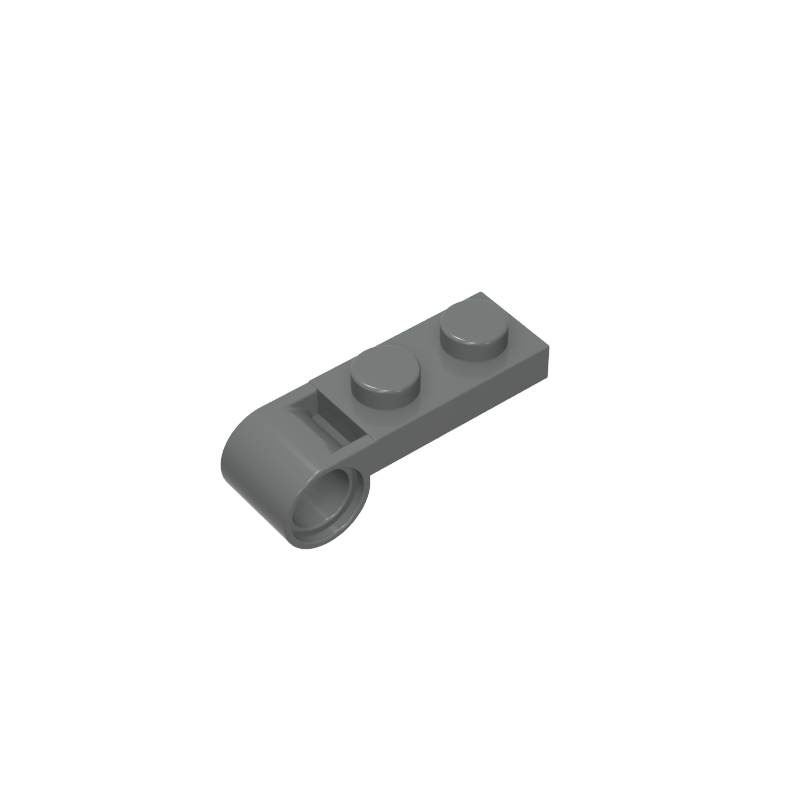 Placa de bisagra con placa de 1x2 orificios